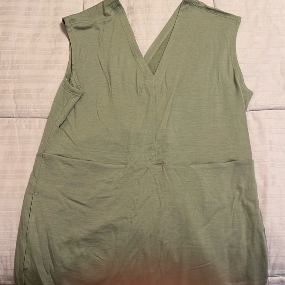 Icebreaker Mini Dress - Olive Green Women's XL
